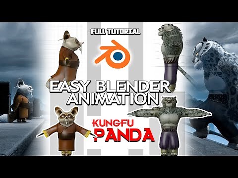 Animate Kung Fu Panda Scenes in Blender – Step-by-Step Guide!