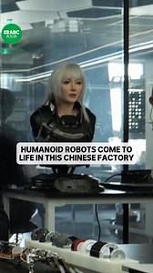 29K views · 163 reactions | Humanoid robots come to life at the Ex-Robots factory in Dalian, China, where engineers are using artificial intelligence to teach the robots facial expressions and emotions. | ABC Asia | Facebook