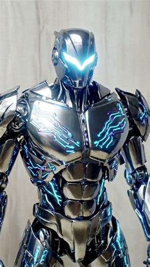 oia x minecraft like❤️ robot cyborg #remix #oia#cyborgeffect