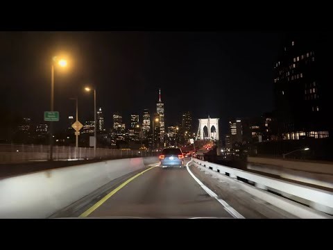 Brooklyn to Manhattan at Night | NYC
