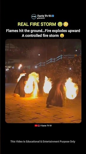The Fire Tornado Show That Looks Unreal 🤯