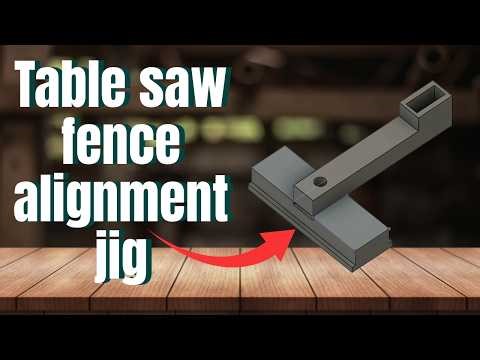 EASY table saw rip fence adjustment