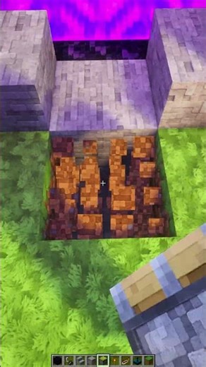 Minecraft Creeper Portal💀 #minecraft