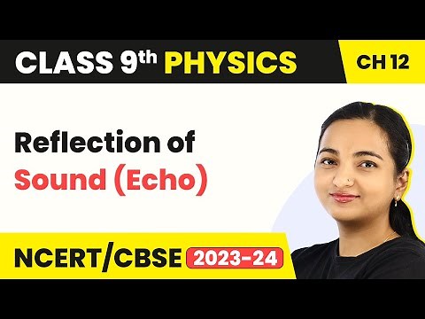 Reflection of Sound (Echo) - Sound | Class 9 Physics