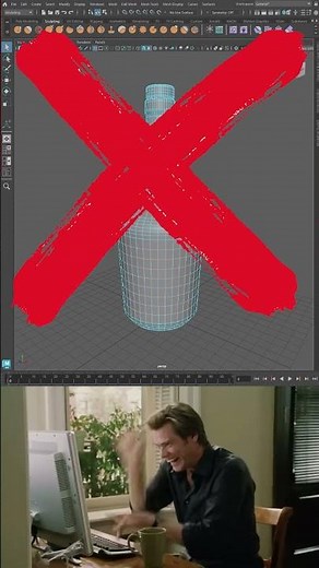 Edge Loop Selection #3d #maya #mayatips #tutorial #modeling #mayatutorial