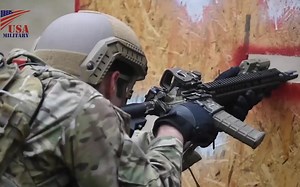 【战术生活】10th SFG绿色贝雷帽M4射击训练