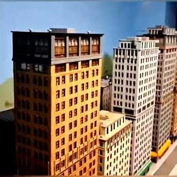 H0 Modellstadt City Skyline
