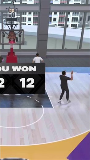 NBA2K26 I defeated him again still garbage 22 to 12 crossed up no trash talking ￼