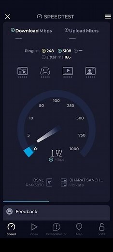 BSNL 4G LTE Speed Test @bsnl #shorts #mrnavin #bsnl