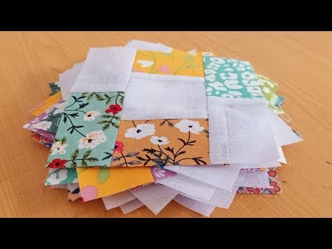 Turn your tiny scrap fabric into stunning quilt pattern