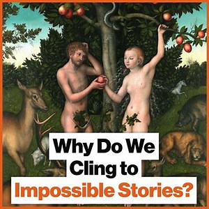 370K views · 249 reactions | We have always needed the power of narrative to orient ourselves in the world, and the tale of Adam and Eve is one of the earliest and most powerful examples of good and evil on record. To understand why this story exists is to understand something fundamental about human nature, and to pick at the holes in its logic to think deeply. | Big Think Science | Facebook