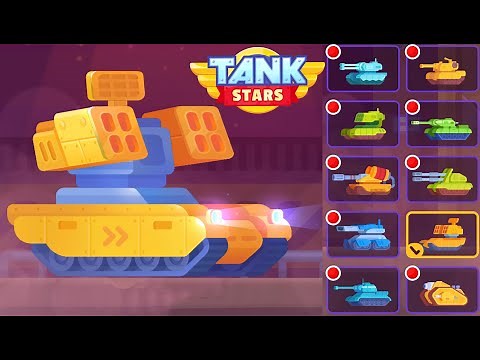 Tank Stars : Tank Balzer VS All Tanks - Tournament Legendary Battle Mode - New MAP