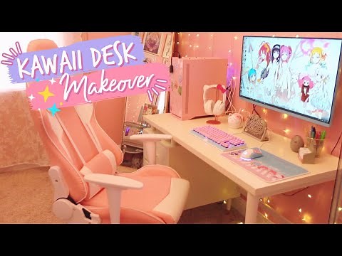 The 💖CUTEST💖 Kawaii Desk Makeover!! | With Product Links!