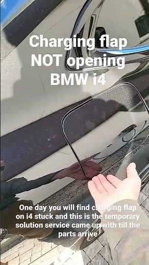 Charging flap not opening in 4 month old BMW i4 / a known issue 🤷
