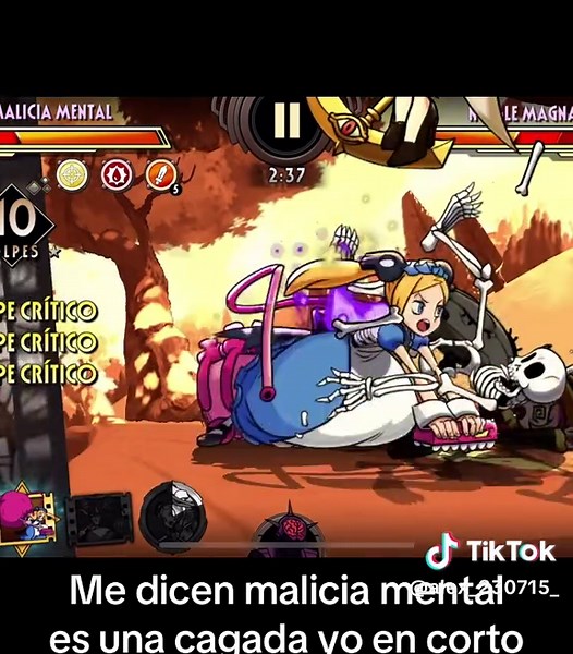 Malicia Mental en Skullgirls Mobile: Un Análisis