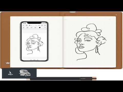 HUION Note 2 in 1 Digital Notebook Drawing Tablet With Battery free Pen Bluetooth Wireless