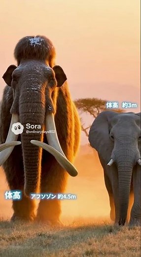 アフリカゾウの2.5倍 史上最大の象 松花江マンモス