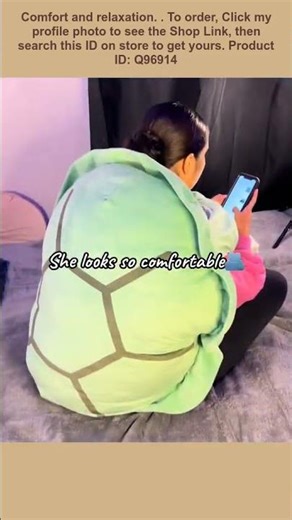 This is a wearable turtle shell pillow and sleeping bag.