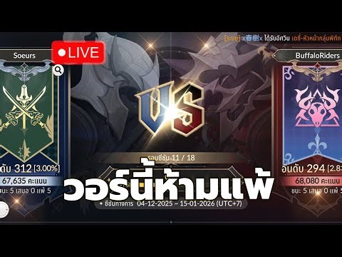 🔴Seven Knights RE:BIRTH ep.21 : วอร์นี้จัดบ้านแล้ว เล่นดีๆ เด่วแพ้ แพ้ไม่ได้ละ