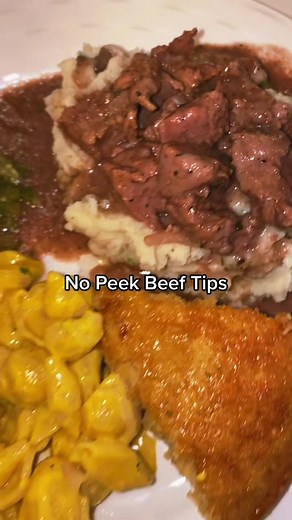 Delicious No Peek Beef Tips Recipe