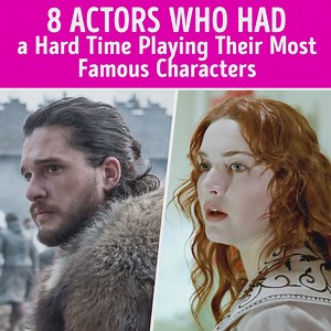 35K views · 251 reactions | 8 Actors Who Had a Hard Time Playing Their Most Famous Characters | CelebRatings | Facebook