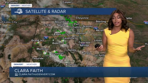 Colorado Weather: Warm days continue with chances afternoon storm
