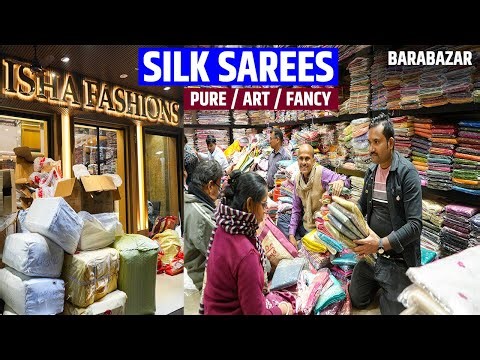 Silk Sarees ( Pure / Art / Fancy ) & Cotton Saree Wholesaler in Barabazar, Kolkata