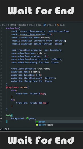Loading Screen Animation In HTML And CSS | #animation #coding #programming #codingreel #javascript