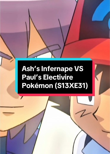 Infernape Battles Electivire: Ash vs Paul Showdown