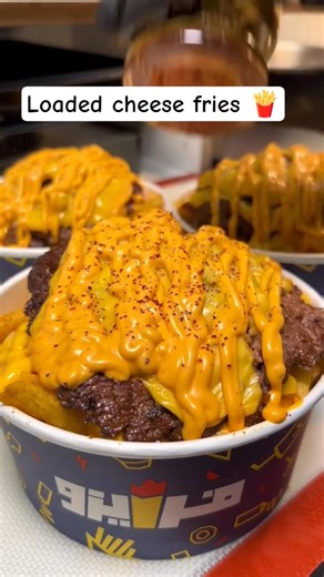 LOADED CHEESE FRIES ❤️ #shorts #viral #trending #youtubeshorts