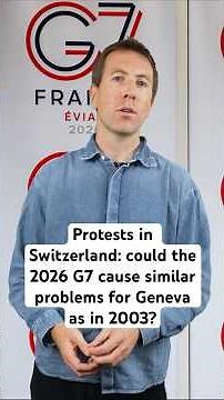Could the 2026 G7 cause similar problems for Geneva as in 2003?