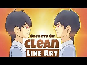 How to get Smooth Line Art For 2D animation, Clean Line Art | Crevicornanimation