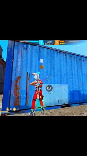 CAN I DO 1V4? 🥱😈 #freefire