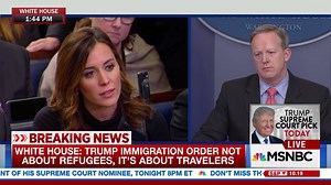 156K views · 877 reactions | WATCH: White House responds when Hallie Jackson asks if Pres. Trump stands by his assertion that "you have to take out" families of terrorists. | NBC Nightly News with Tom Llamas | Facebook