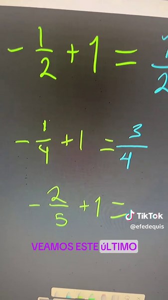Sumar un entero a una fracción negativa: Tutorial