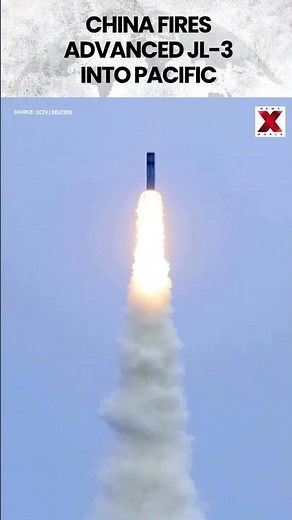 China Test Fires JL-3 Missile Into Pacific, Sparks Regional Alarm #china #shorts