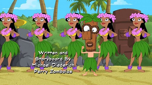 Phineas and Ferb Songs Hula Dancing