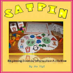 SATPIN  Beginning Sounds Activities -- Phonics Group 1