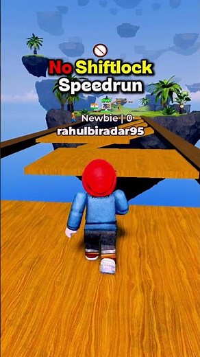 NO Shiftlock Speedrun Tower of Hell LAVA Rising 🚫🔥😨 | Roblox Obby Challenge#roblox #realstudtalk