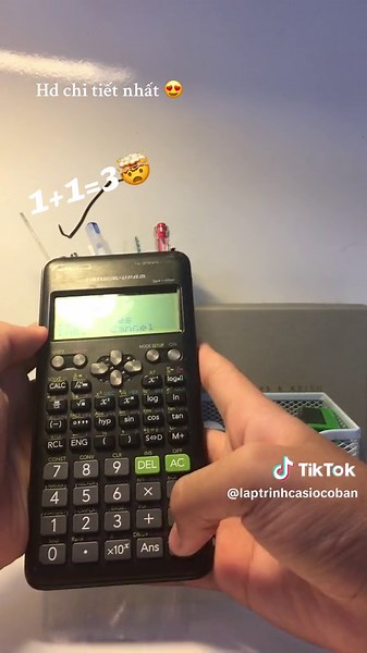 Cách làm 1 1=3 trên CASIO fx-570VN PLUS