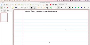 Number Theory 4: Linear Combinations 1/3