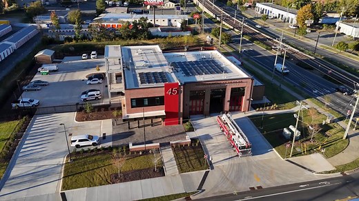 It’s official! Firehouse 45 is in service. The alert tone echoed through Charlotte Fire as the announcement went out — Firehouse 45 is now home to Ladder 45 and Battalion 9, proudly serving the Hidden Valley community. This marks the first new Charlotte firehouse to open since 2020, expanding coverage and continuing our commitment to protecting the City of Charlotte. Congratulations to the crew of Ladder 45 on this historic day. | Charlotte Fire Department, Charlotte NC