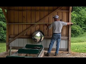 Sawmill shed...what size to build? #sawmill, #sawmillshed, #bandsawmill