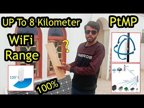8 Kilometer WiFi Range PtMP Ubiquiti LAP-120 best access point in the world