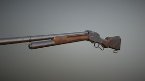 Winchester 1887 shotgun - Download Free 3D model by Marty_YYZ