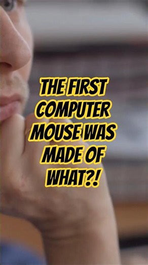 🤯 The First Computer Mouse Was Made of WHAT?! 🖱️