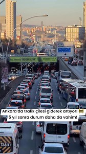 Ankara’da trafik çilesi giderek artıyor! #ankara | Ankara Haberleri