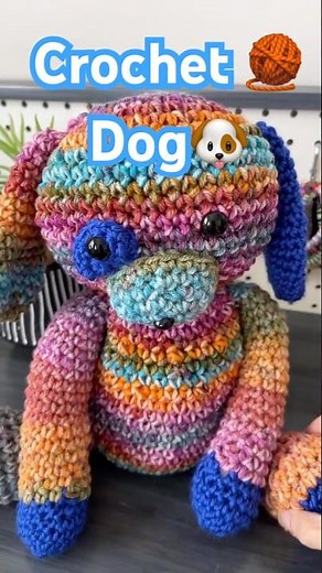 Crochet🧶 Dog🐶 ~ #handmade #crochet #crocheting #crafts #stuffedanimals #dogs