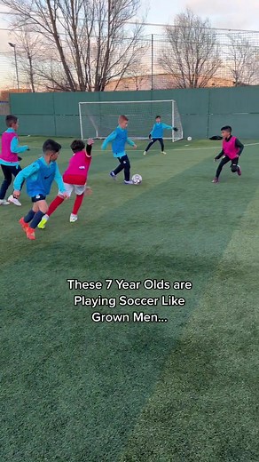 7 Year Olds Playing Soccer Like Grown Men