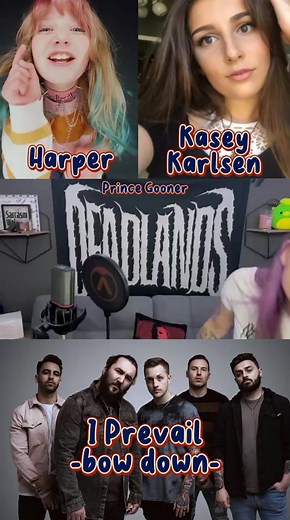 I Prevail 'Bow Down' Cover by Harper & Kasey Karlsen